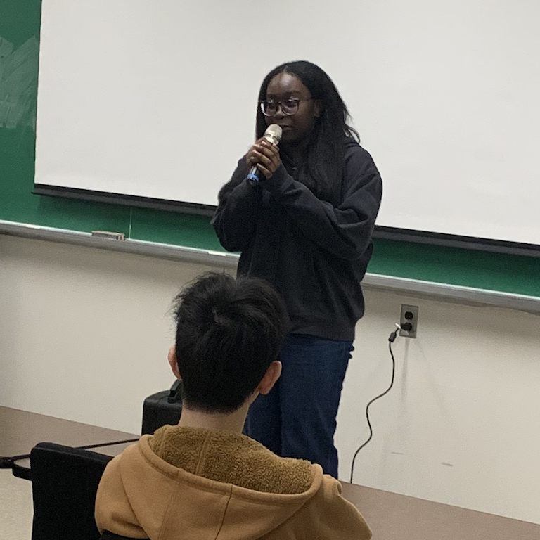 Shiny gives her speech.