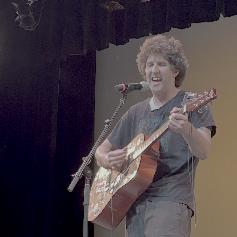 Daniel rips it up on acoustic guitar