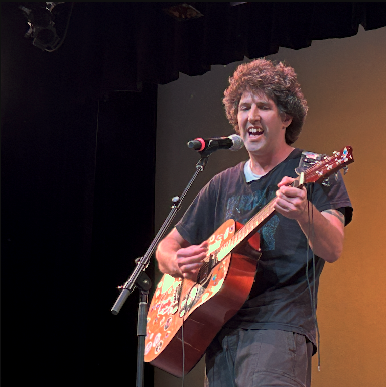 Daniel rips it up on acoustic guitar
