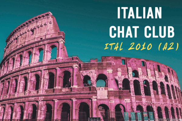Italian Chat Club (ITAL 2010) A2 superimposed on the Colosseum