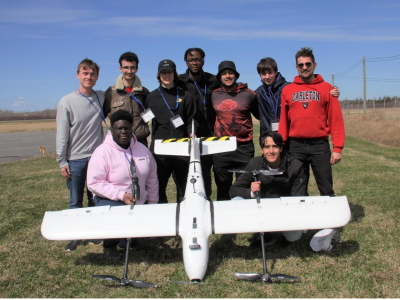 Photo for the news post: GOOD NEWS: Blackbird UAV Team Wins at 14th Annual Aerial Evolution Association of Canada (AEAC) National Student Competition 2022-2023