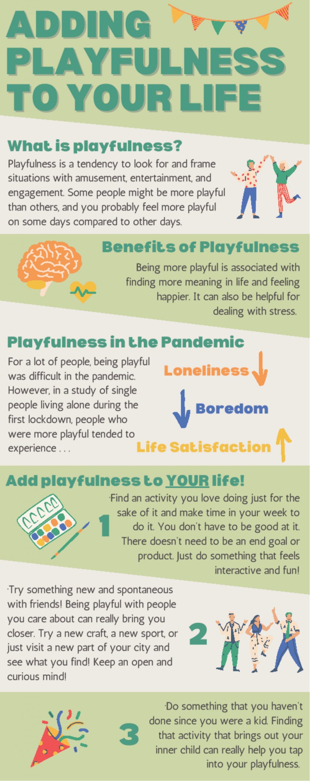 Adding Playfulness to Your Life. An infographic by 2023 Grad students ...