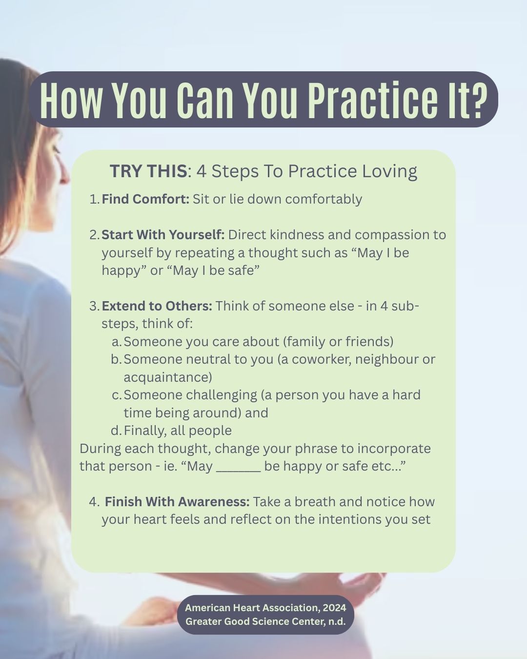 How can you practice it?
