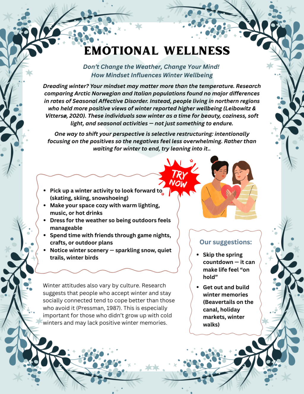 Emotional wellness