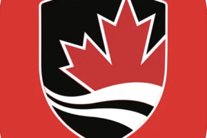 Carleton University Crest on a red background