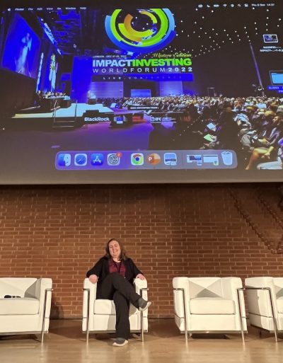 Kristina Inrig at the World Forum on Impact Investing