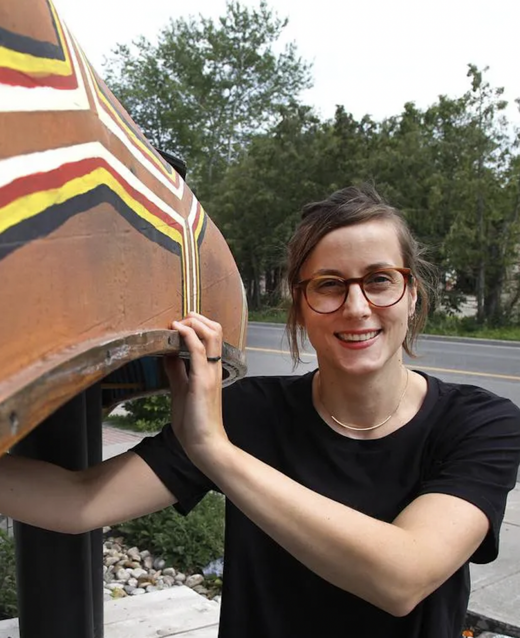 Canoe Art Project, Brianna Salmon