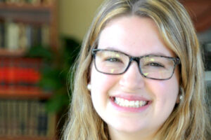 A photo of Robyn Metcalfe, a Carleton University Philanthropy student.