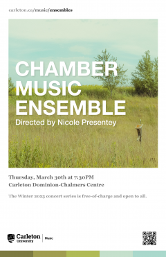 Winter 2023 Chamber Music Ensemble poster