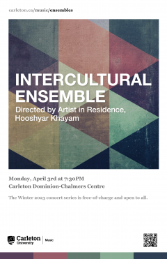 Winter 2023 Intercultural Ensemble poster