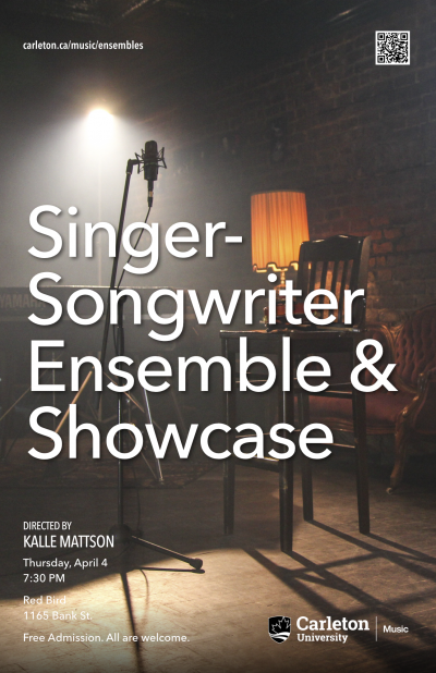 Poster for Singer-Songwriter Ensemble