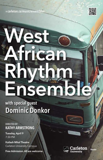 Poster for West African Rhythm Ensemble