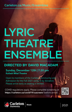 Poster for Lyric Theatre Ensemble concert