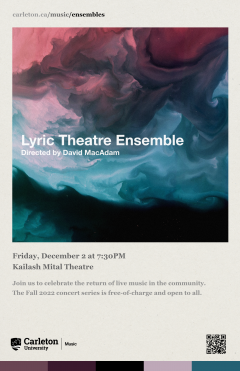 Poster for Lyric Theatre Ensemble concert