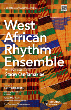 West African Rhythm Ensemble poster