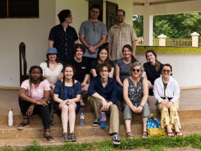 Group photo of Carleton students, faculty and staff in Ghana