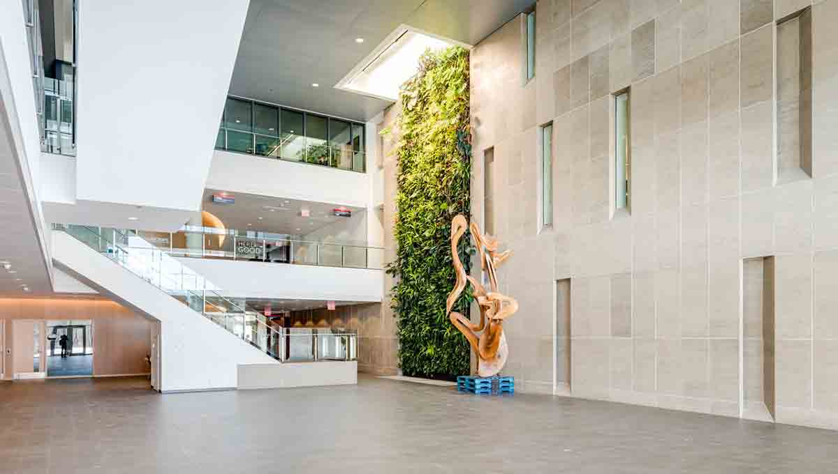 The inside of Richcraft Hall, home to Carleton's NPSIA