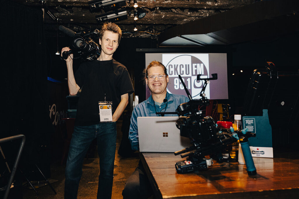 CKCU camera operators.