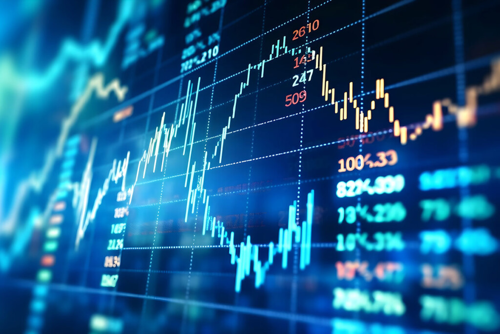Financial and Technical Data Analysis Graph.