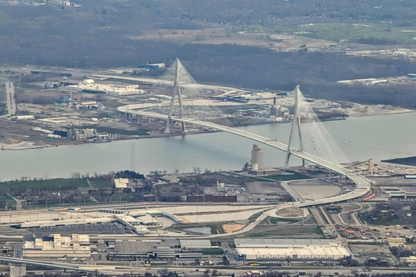 The Gordie Howe International Bridge, central to Canada-U.S. trade, as Trump trade deals face renewed scrutiny.