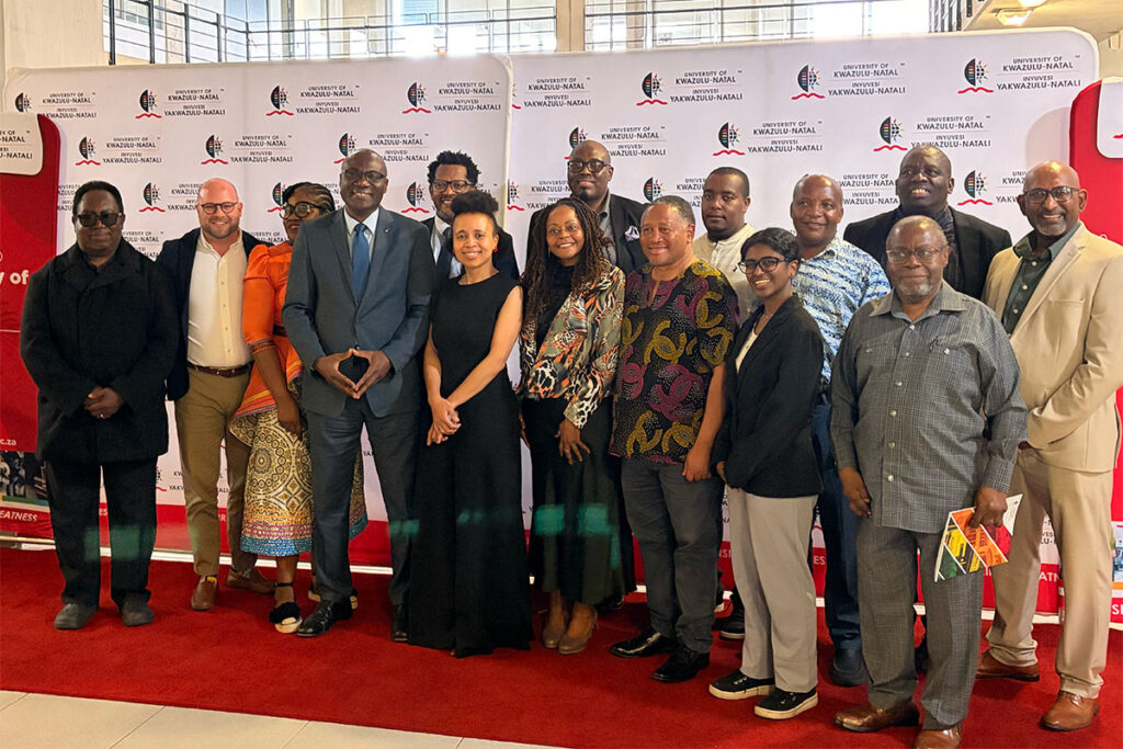 Carleton delegates and university partners gather at the University of KwaZulu-Natal.
