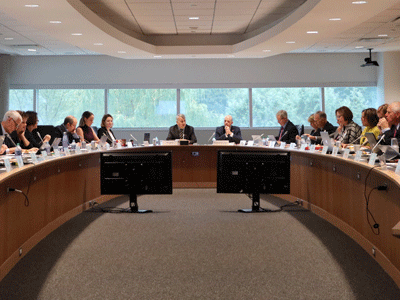 A meeting of Carleton University’s Board of Governors.