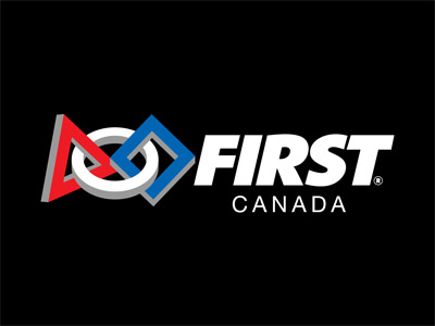 The logo of FIRST Robotics Canada.