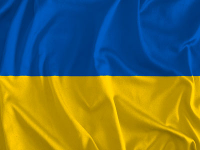 an image of the flag of Ukraine.