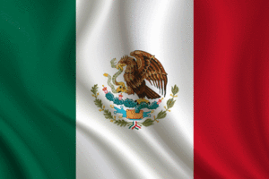 An image of the flag of Mexico.