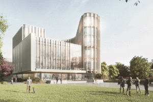 An image of the future Nicol Building.