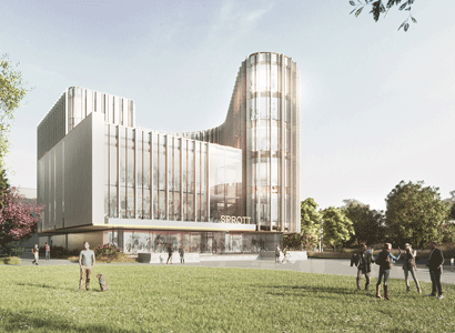 An image of the future Nicol Building.