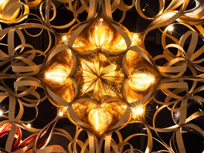 The Light Keeper ceiling installation at Ojigkwanong