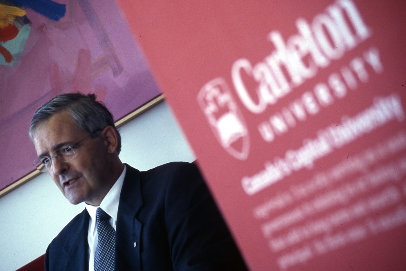 Photo of Mark Garneau, ca. 1998. Department of University Communications fonds. Archives & Special Collections, Carleton University Library