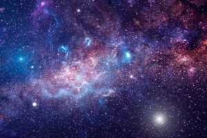 An artistic image of the cosmos.