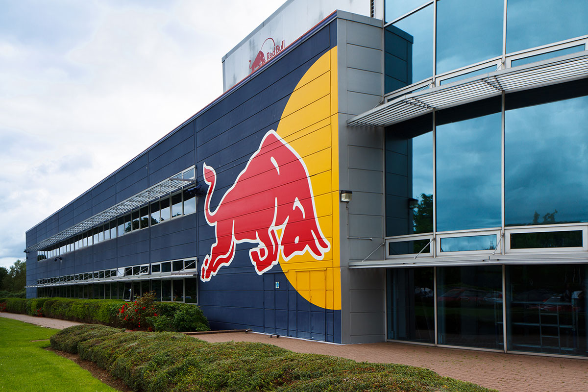 A Red Bull Racing office