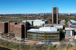 Aerial view of the Carleton University campus