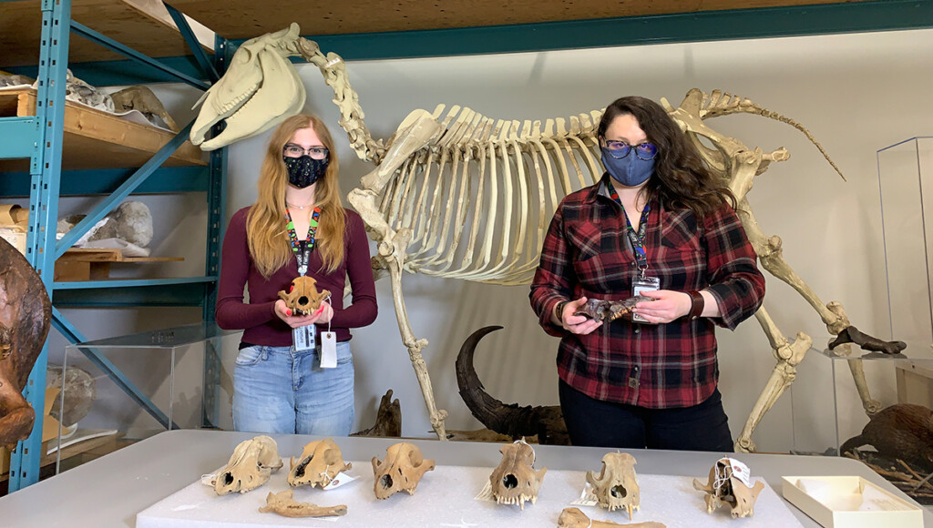 Zoe Landry and Prof. Danielle Fraser