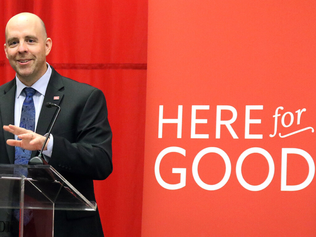 Carleton President Benoit-Antoine Bacon speaks about the results of Giving Tuesday. Carleton University’s Giving Tuesday brought in $1.2 million to fund a wide range of campus projects displayed on FutureFunder that are designed to support students and encourage efforts to solve real-world problems.