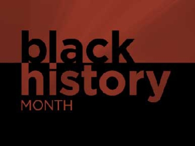 An image with the words Black History Month.