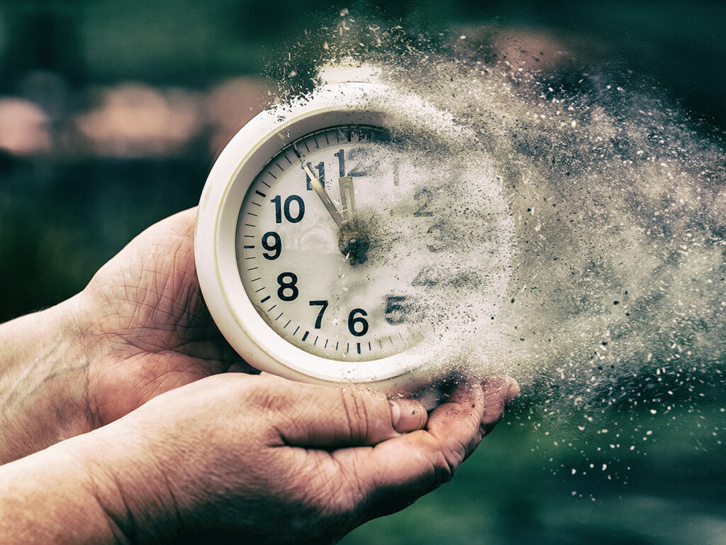 A design concept depicting time travel