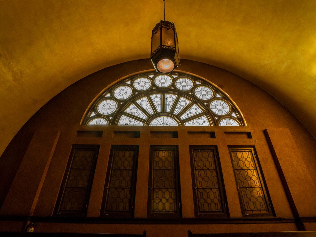 An inside view of the Carleton Dominion-Chalmers Centre
