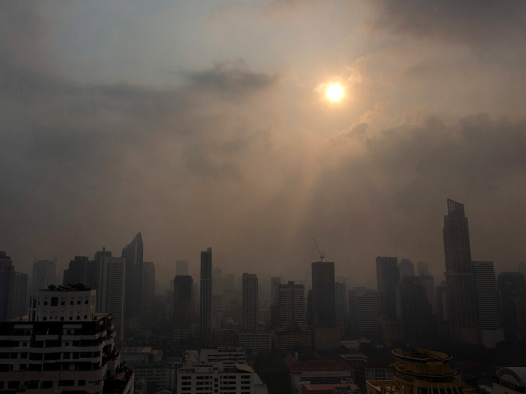 Scientists have wondered what role — if any — air pollution has in the COVID-19 pandemic. (AP Photo/Gemunu Amarasinghe)