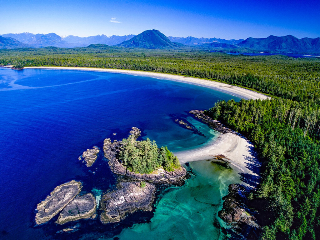 Clayoquot Sound, part of the Tla-o-qui-aht territory, has been the site of numerous protests against logging the forest. Meares Island was declared a Tribal Park in 1984. (Shutterstock)