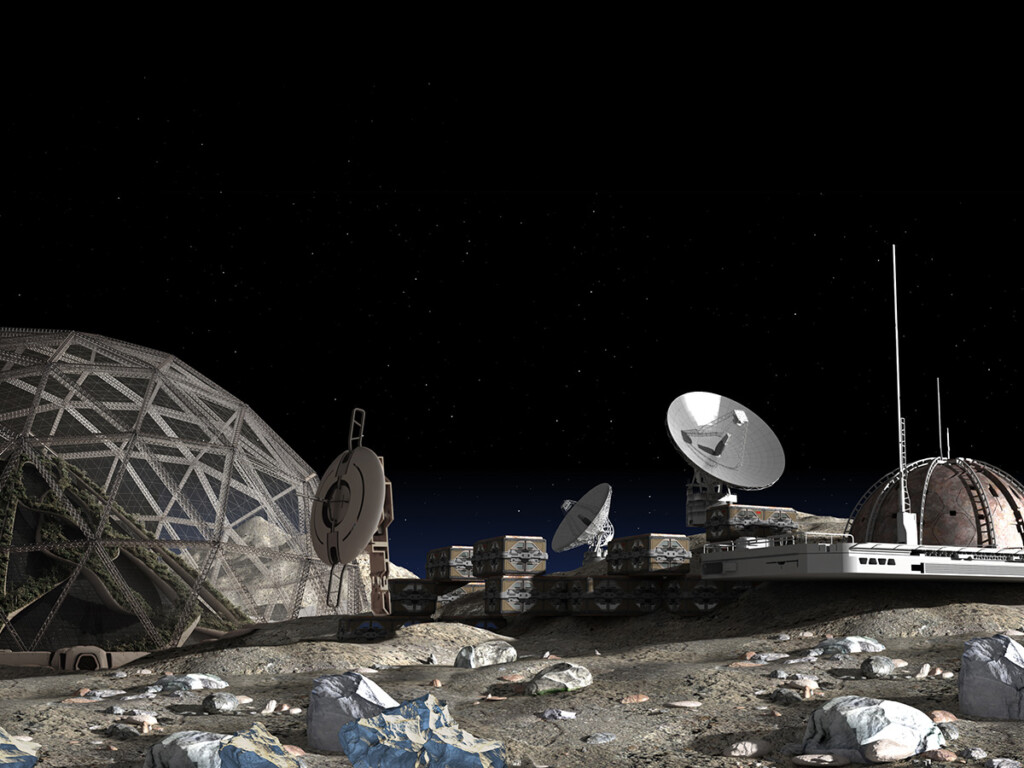 A moon base (Photo: Shutterstock)