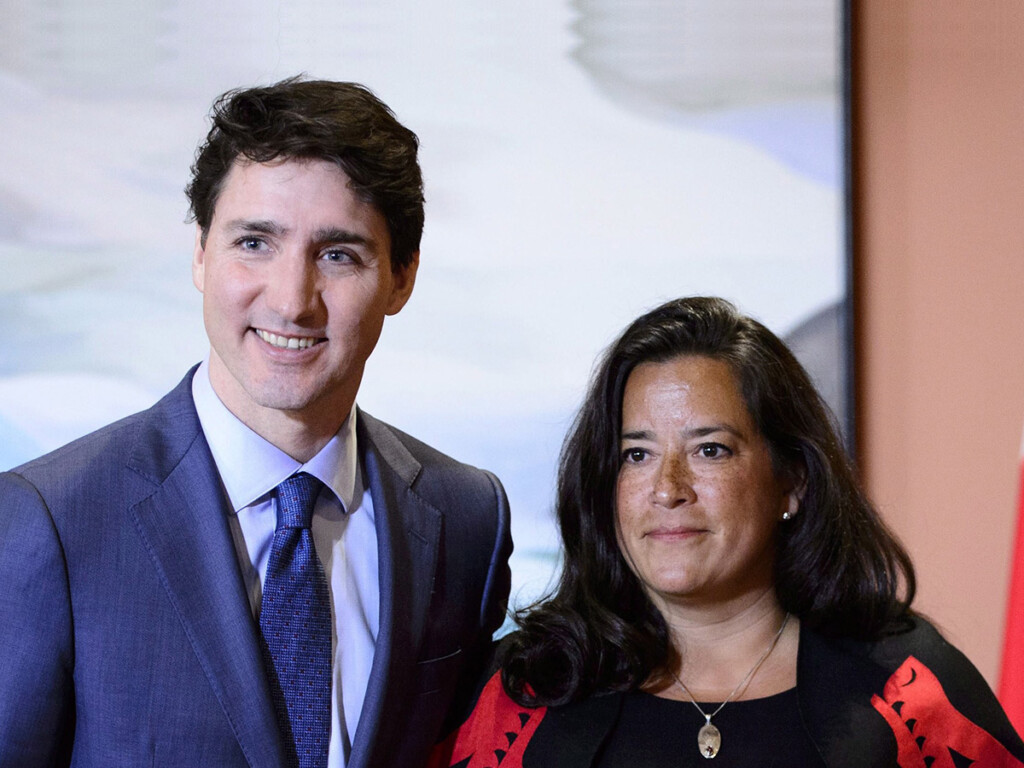 Prime Minister Justin Trudeau with Jody Wilson-Raybould