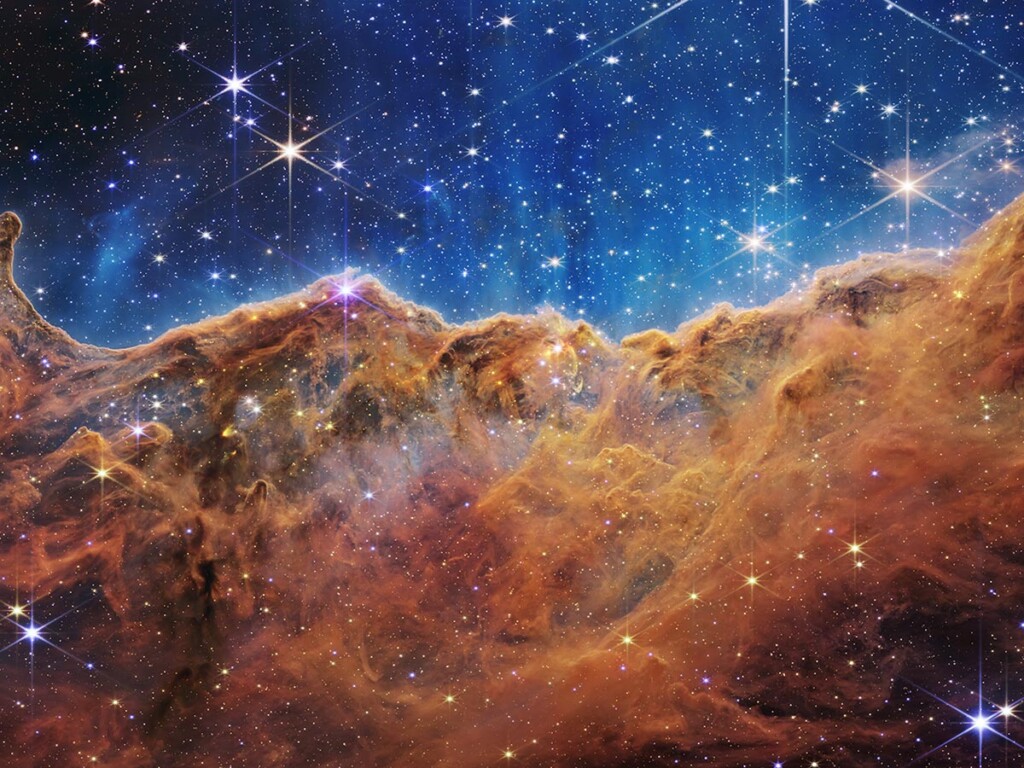 The Cosmic Cliffs region of the universe