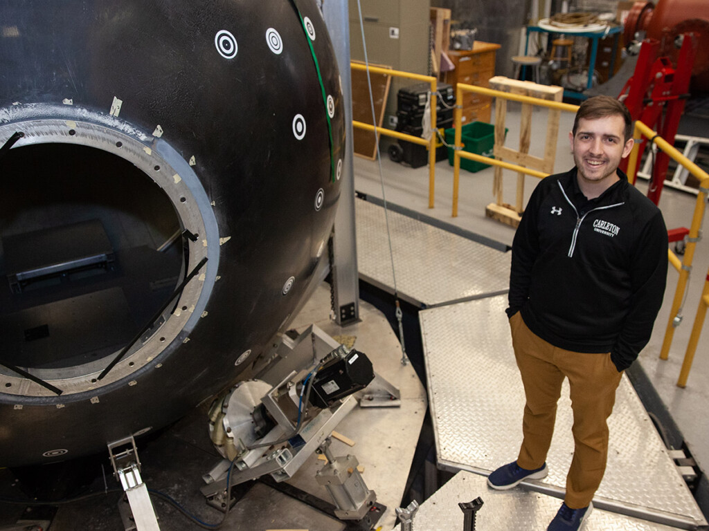 Co-op student Johan Prent