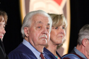 Gilles Paquet during Carleton's Spring Convocation, held in June 2015.