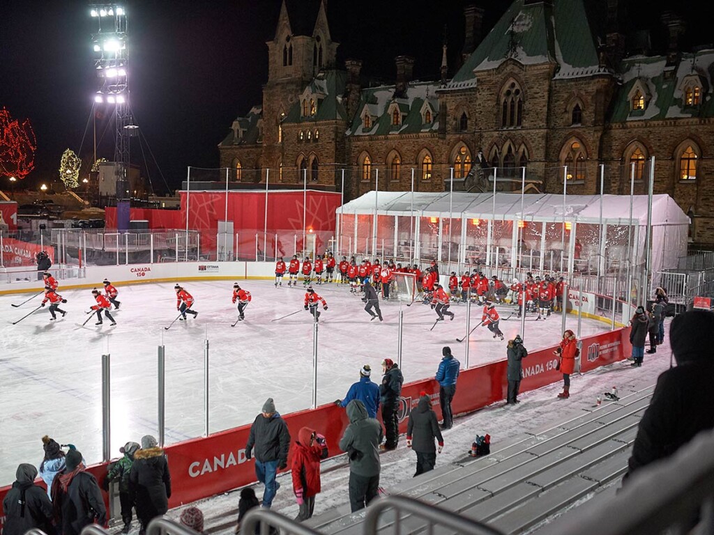 Ravens Take to the Ice for HockeyFest on the Hill