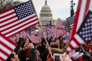onlookers observe the 2013 inauguration of Barack Obama